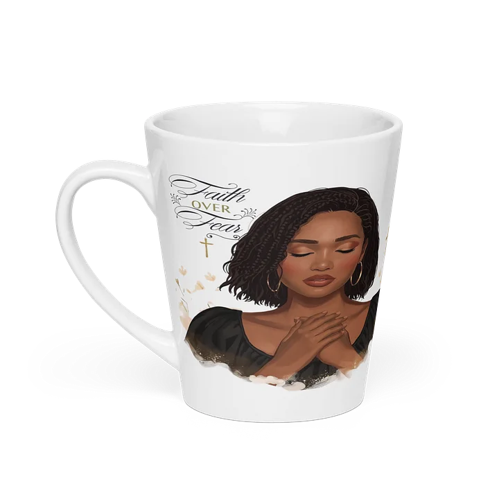Faith Over Fear Latte Mug product image (1)