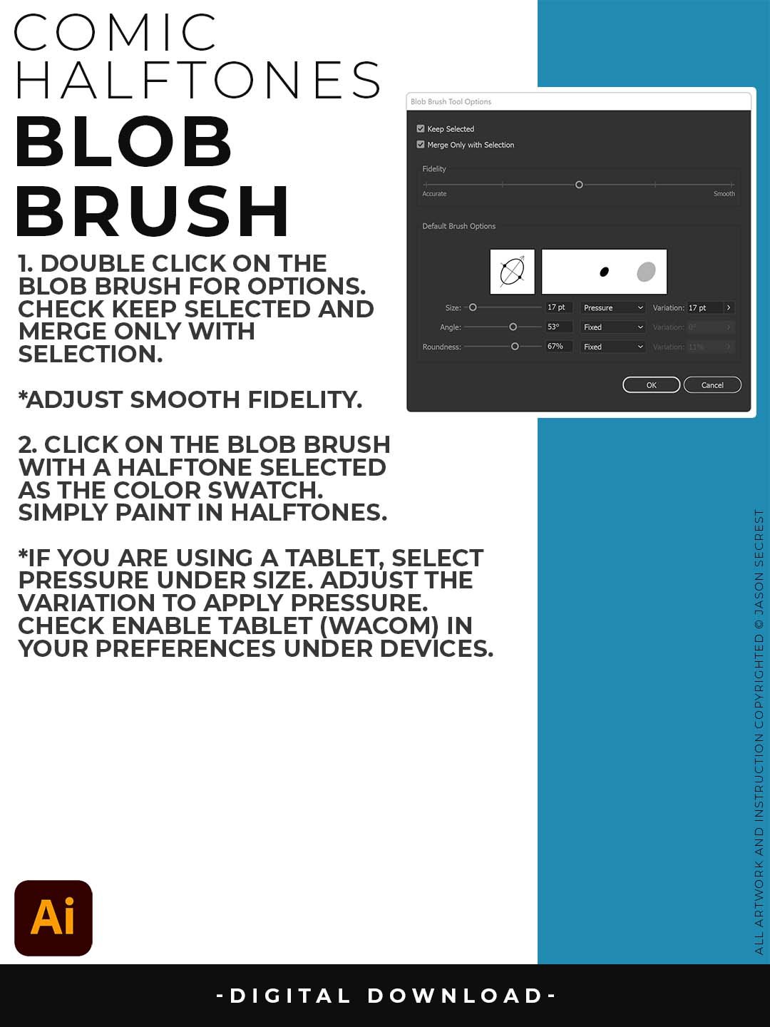 Complete Illustrator Halftones & Textures Bundle product image (8)