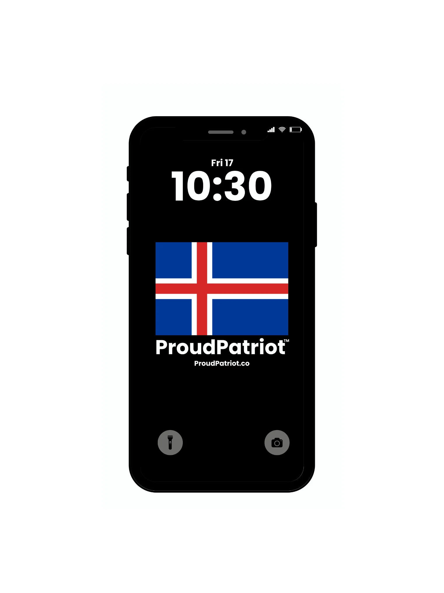 Iceland Proud Screensaver Dark Mode product image (1)