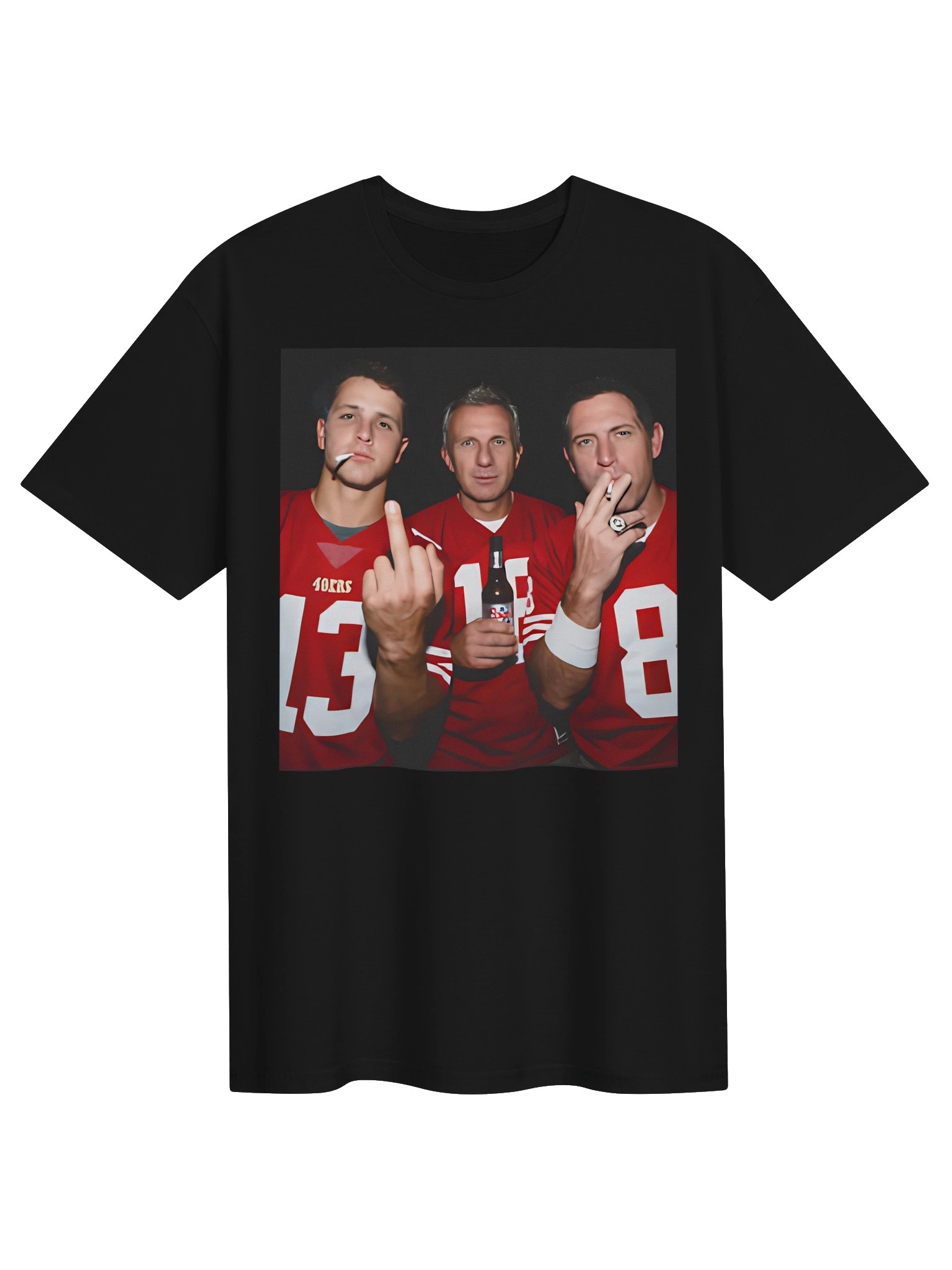 Purdy Joe Montana Steve Young Smoking Shirt product image (1)