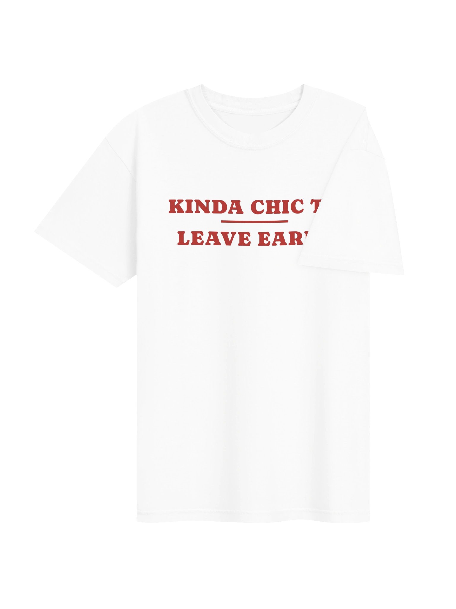 kinda chic to leave early white red product image (4)