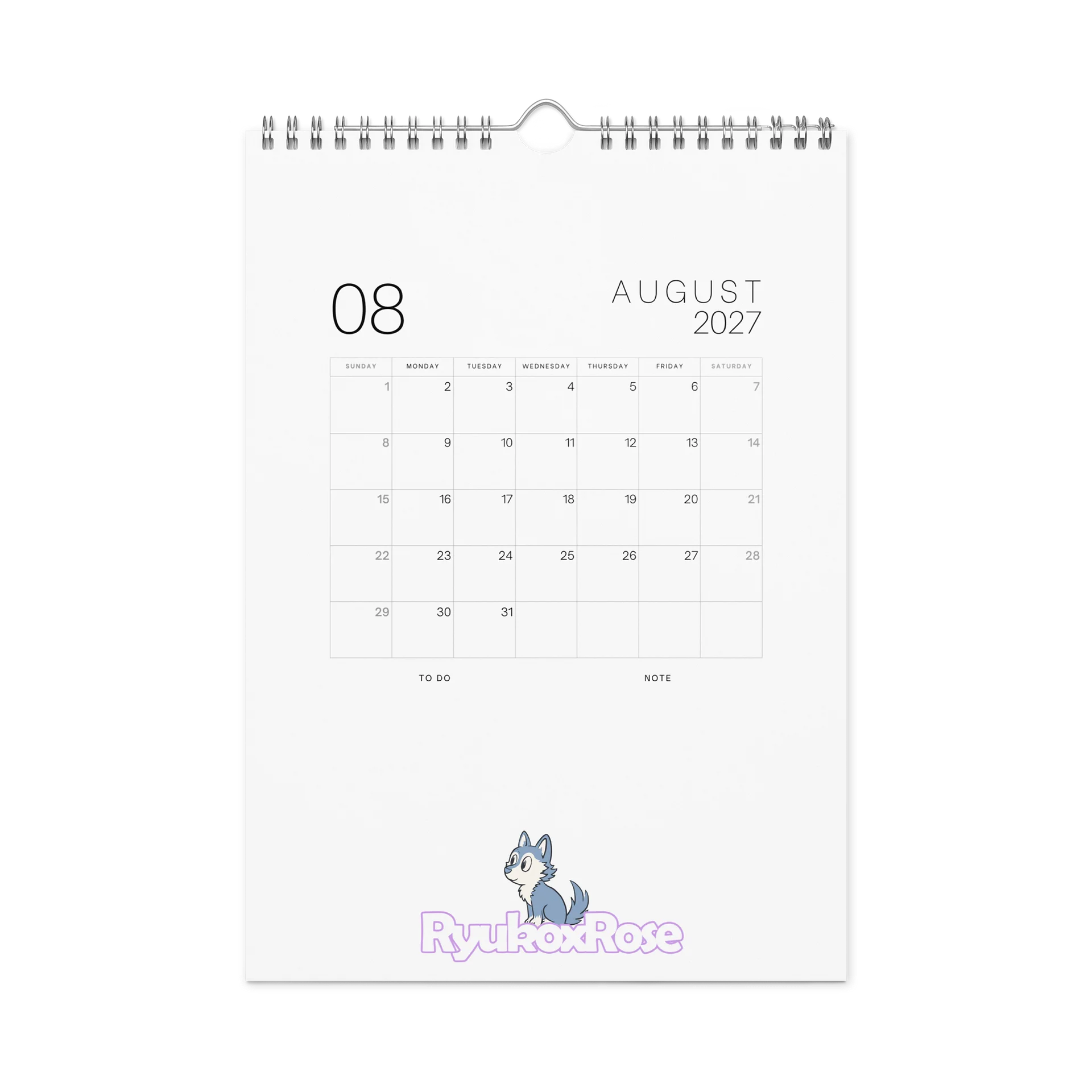 WidowGang Calendar product image (2)