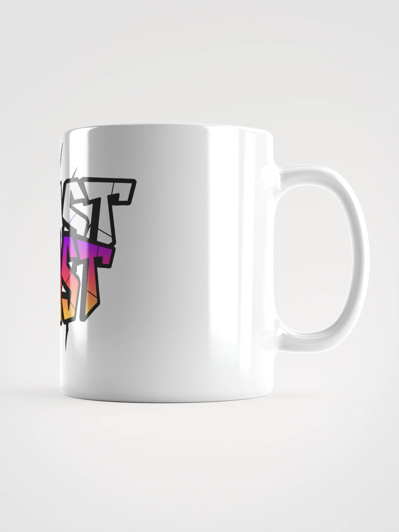 Bold BEAST Repeat - White Glossy Mug product image (14)