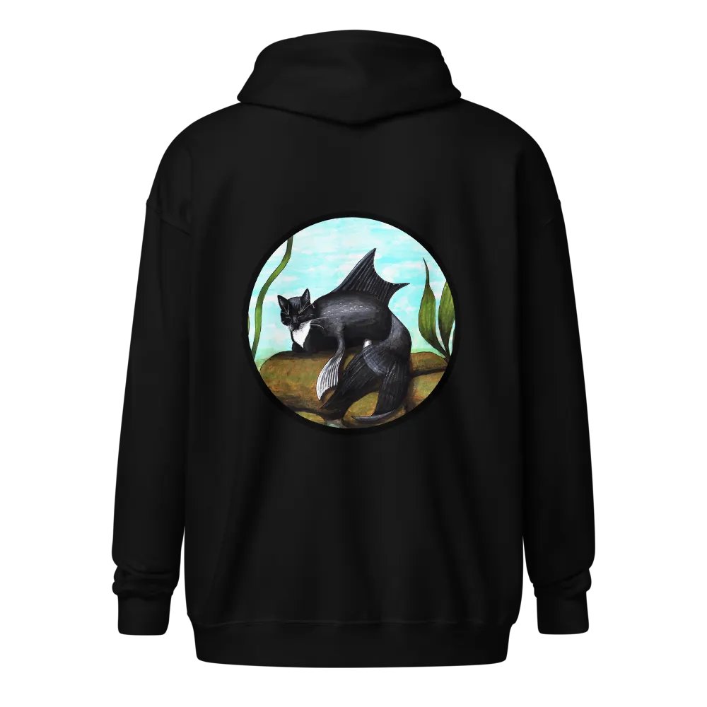 Mermeow Tuxedo Hoodie product image (1)