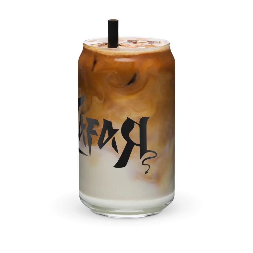 RafaZafar Logotext Can Glass (black) product image (12)