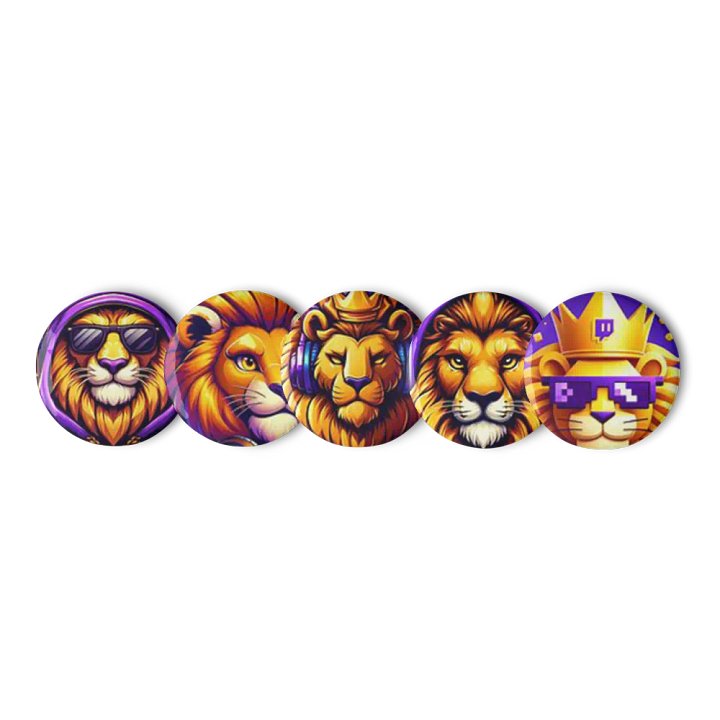 Lion Pride Buttons product image (2)