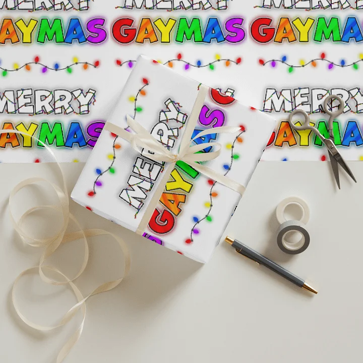 Merry Gaymas Wrapping Paper product image (1)