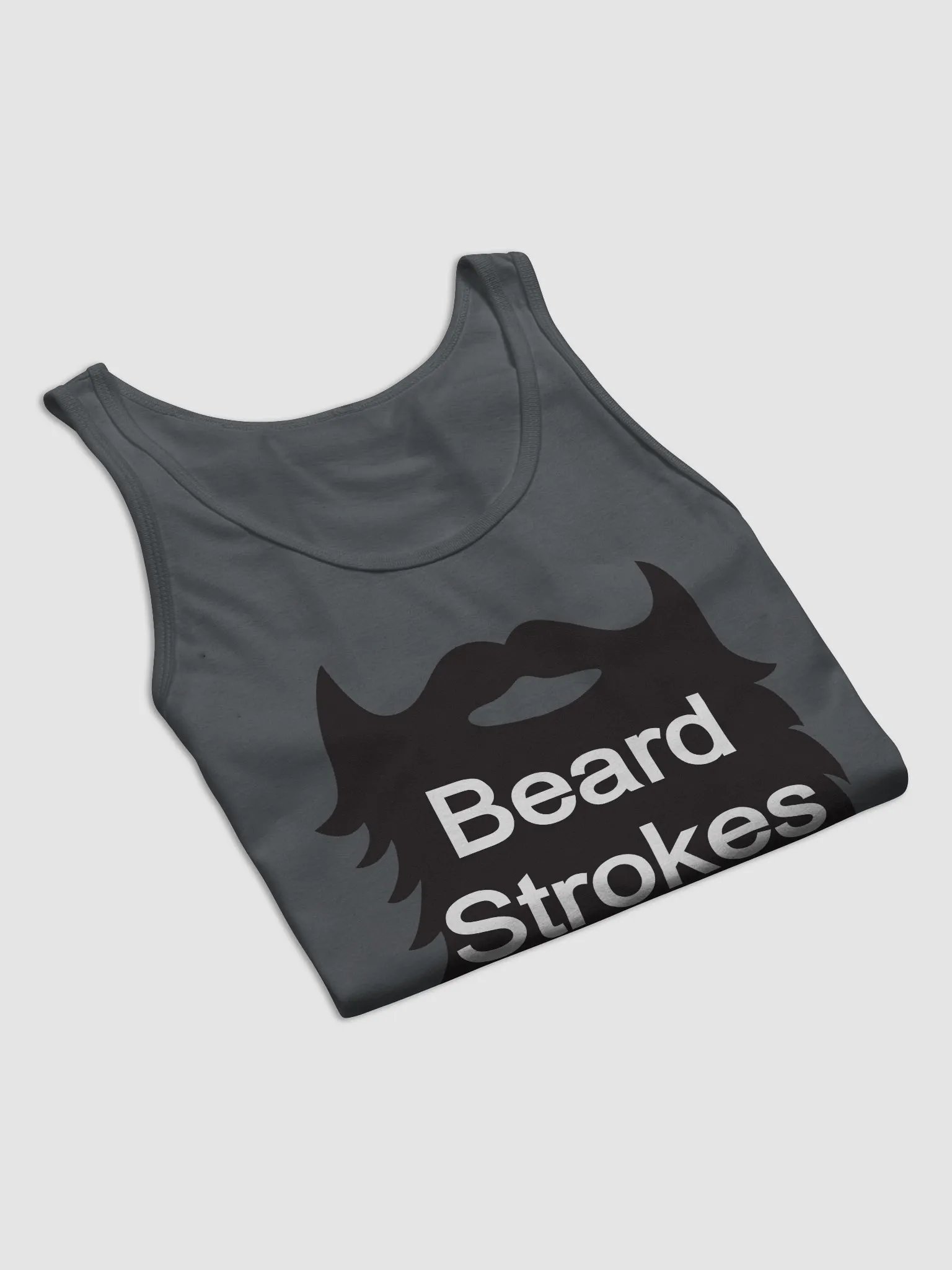 Beard Strokes Tank Top - Unisex (Black Beard) product image (8)
