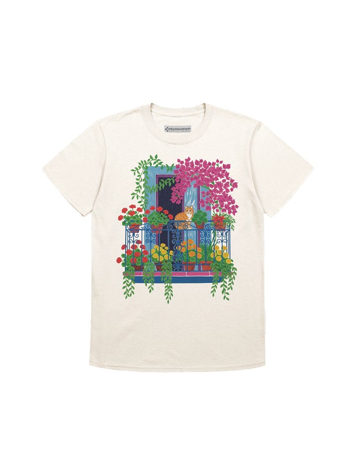 Balcony Cat Unisex Tee product image (128)
