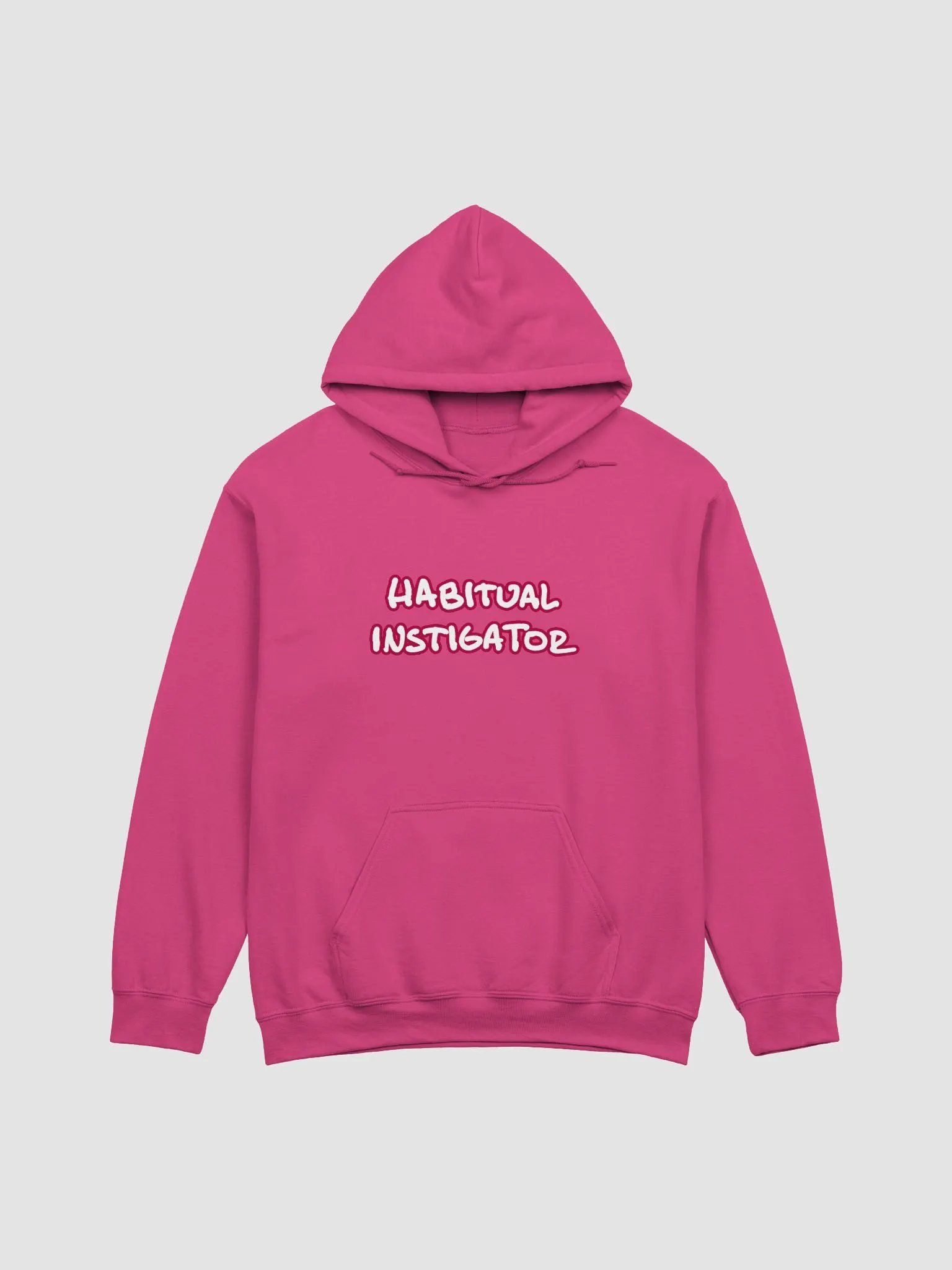 HABITUAL INSTIGATOR (lined design, #A6073C) classic hoodie product image (32)