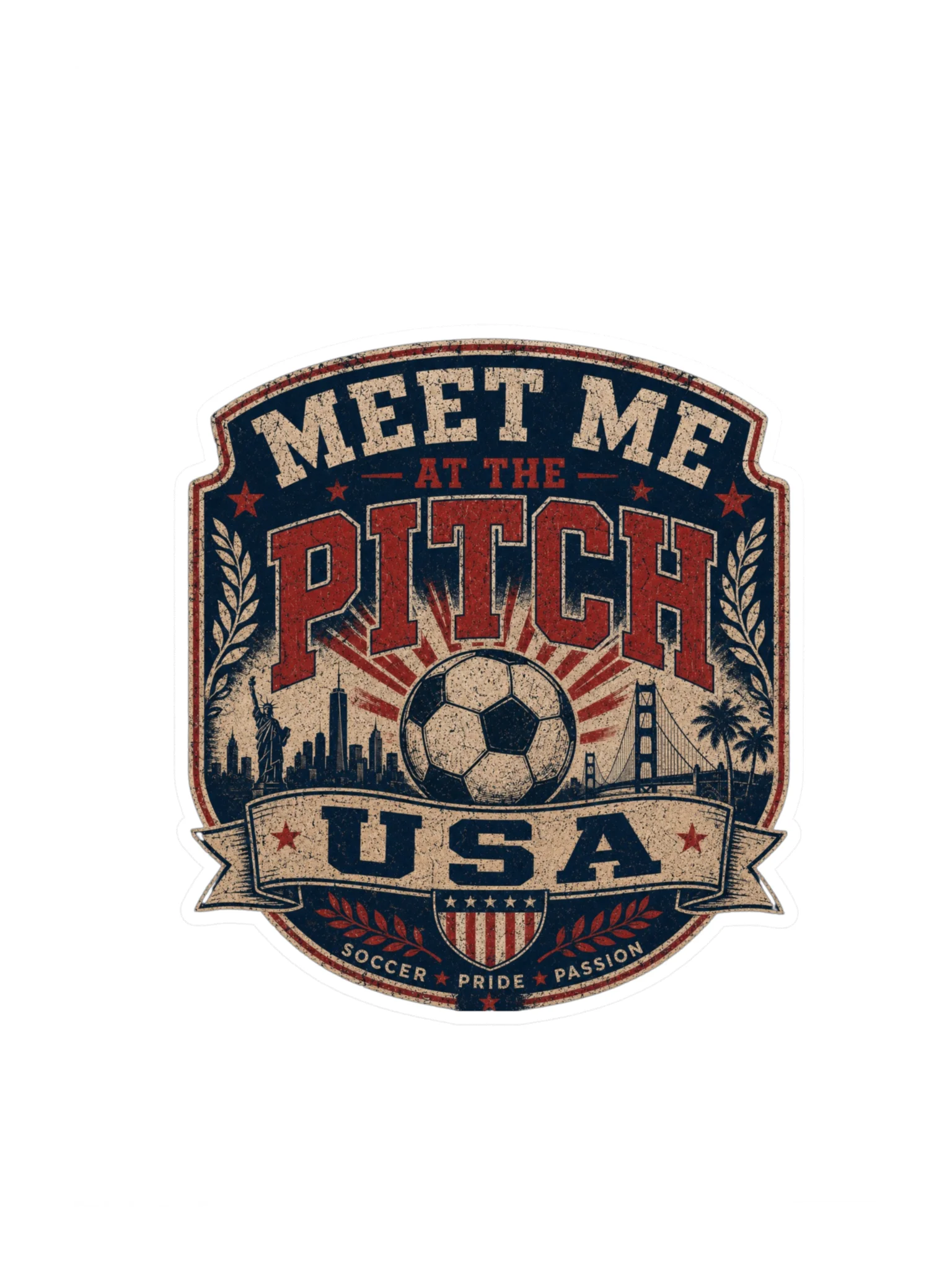Meet Me at the Pitch USA Soccer Sticker Sheet product image (3)
