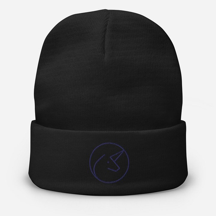 LuftyTV | Unisex Beanie (Black Logo) product image (1)