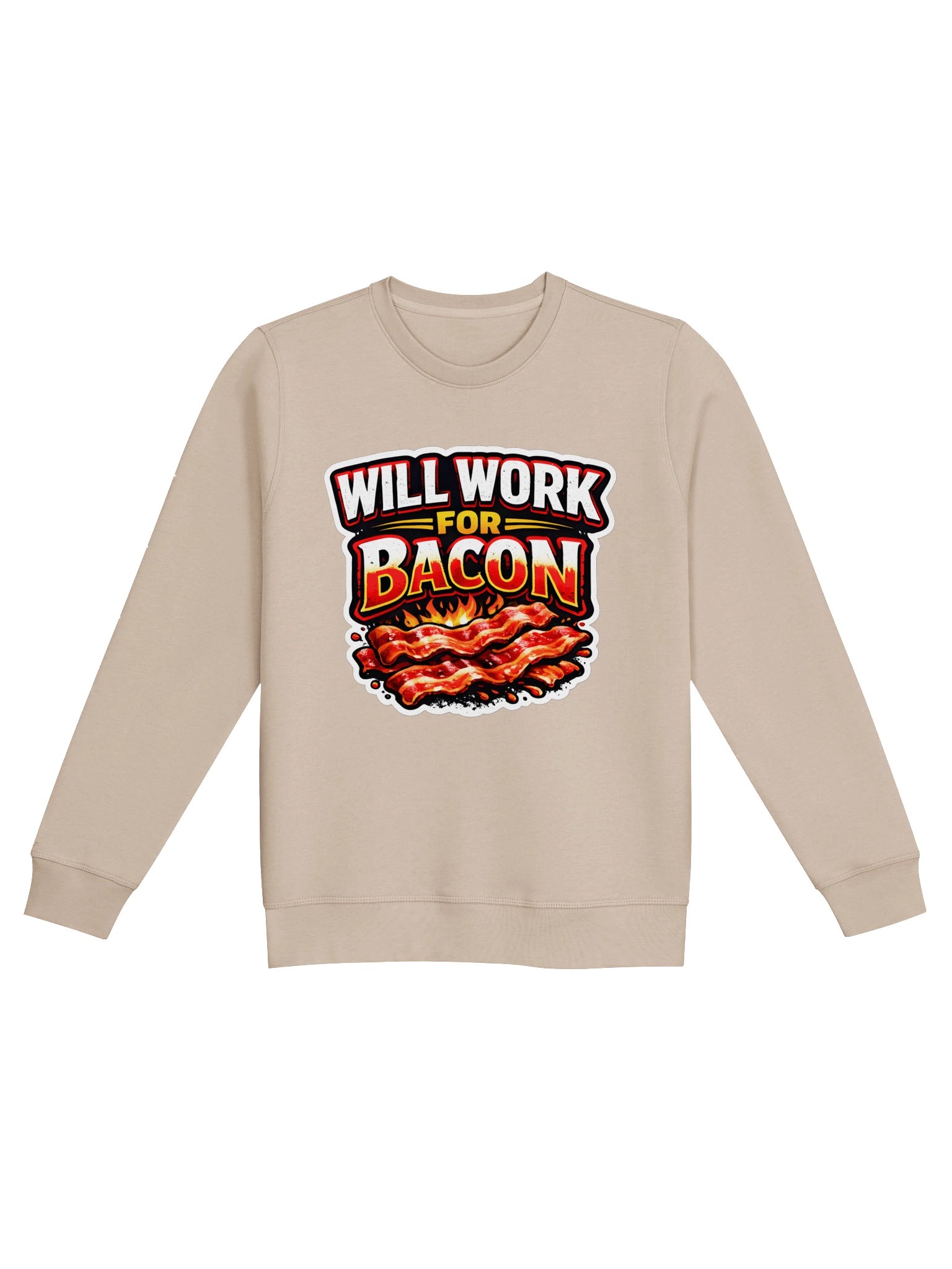 Will Work for Bacon Sweatshirt product image (1)