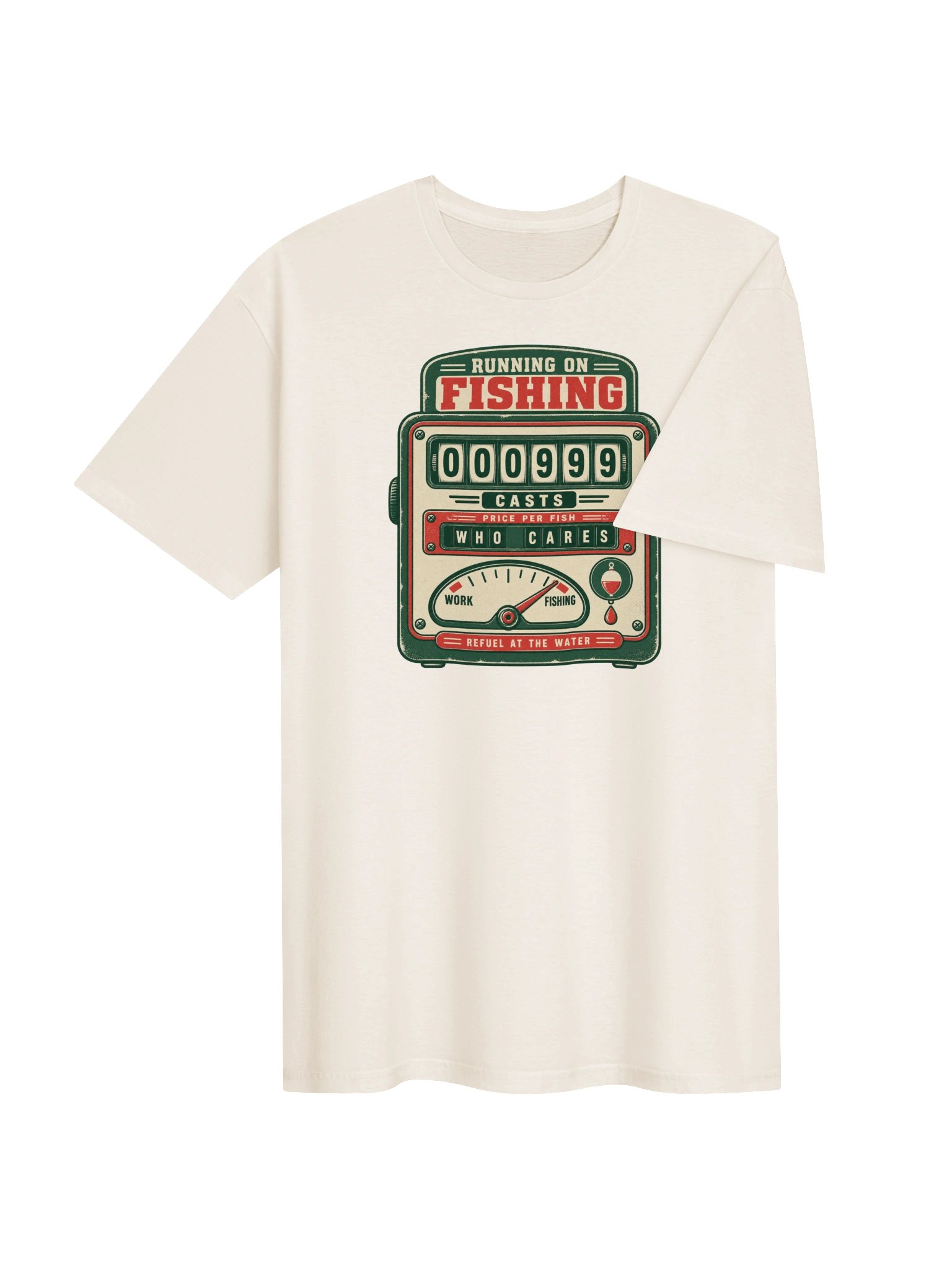 Running on Fishing T-Shirt product image (4)