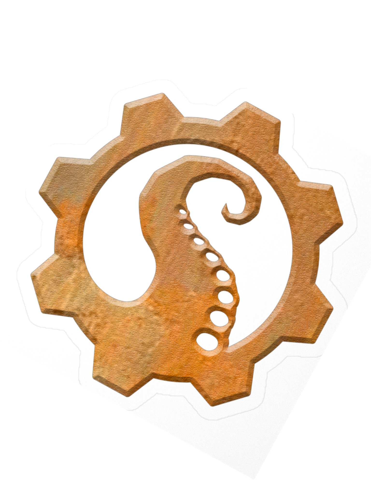 Rusty Sauerworks Logo Sticker product image (4)