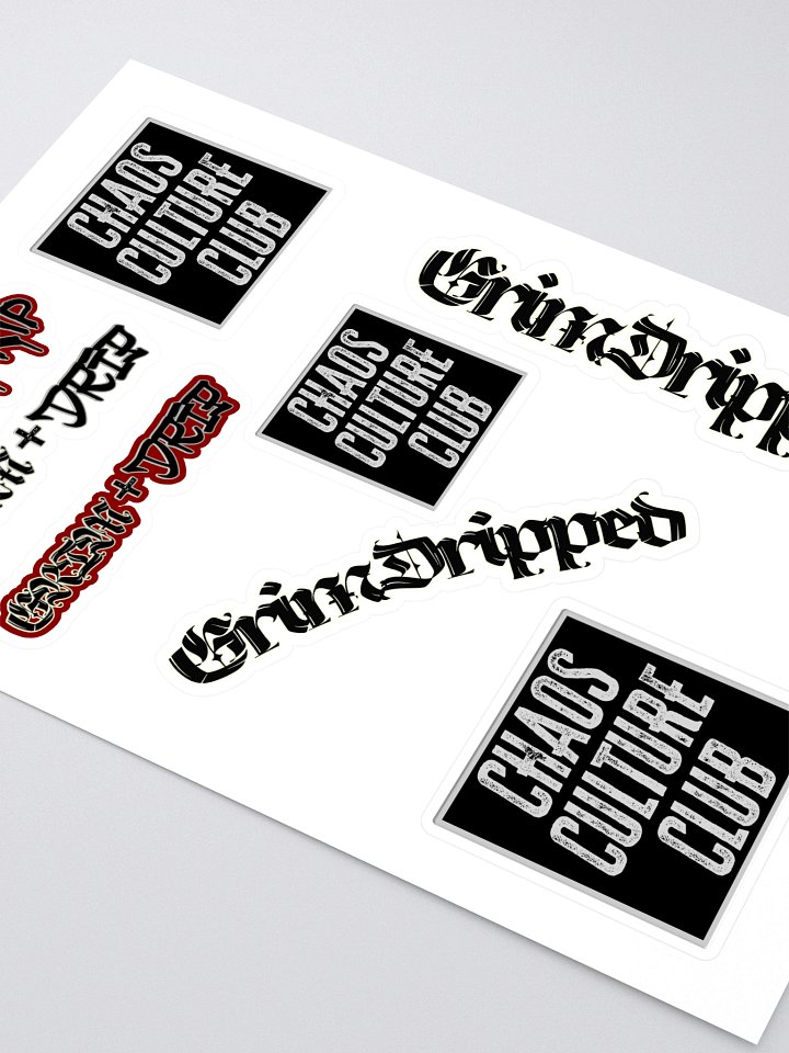 GrimDripped / C.C.C Sticker Sheet product image (2)
