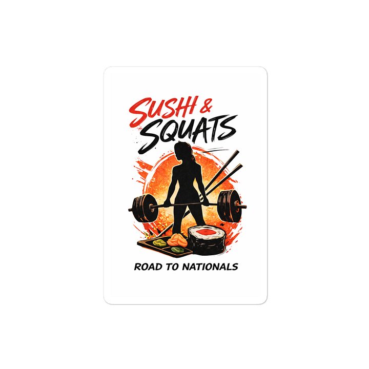 Sushi & Squats Sticker product image (2)