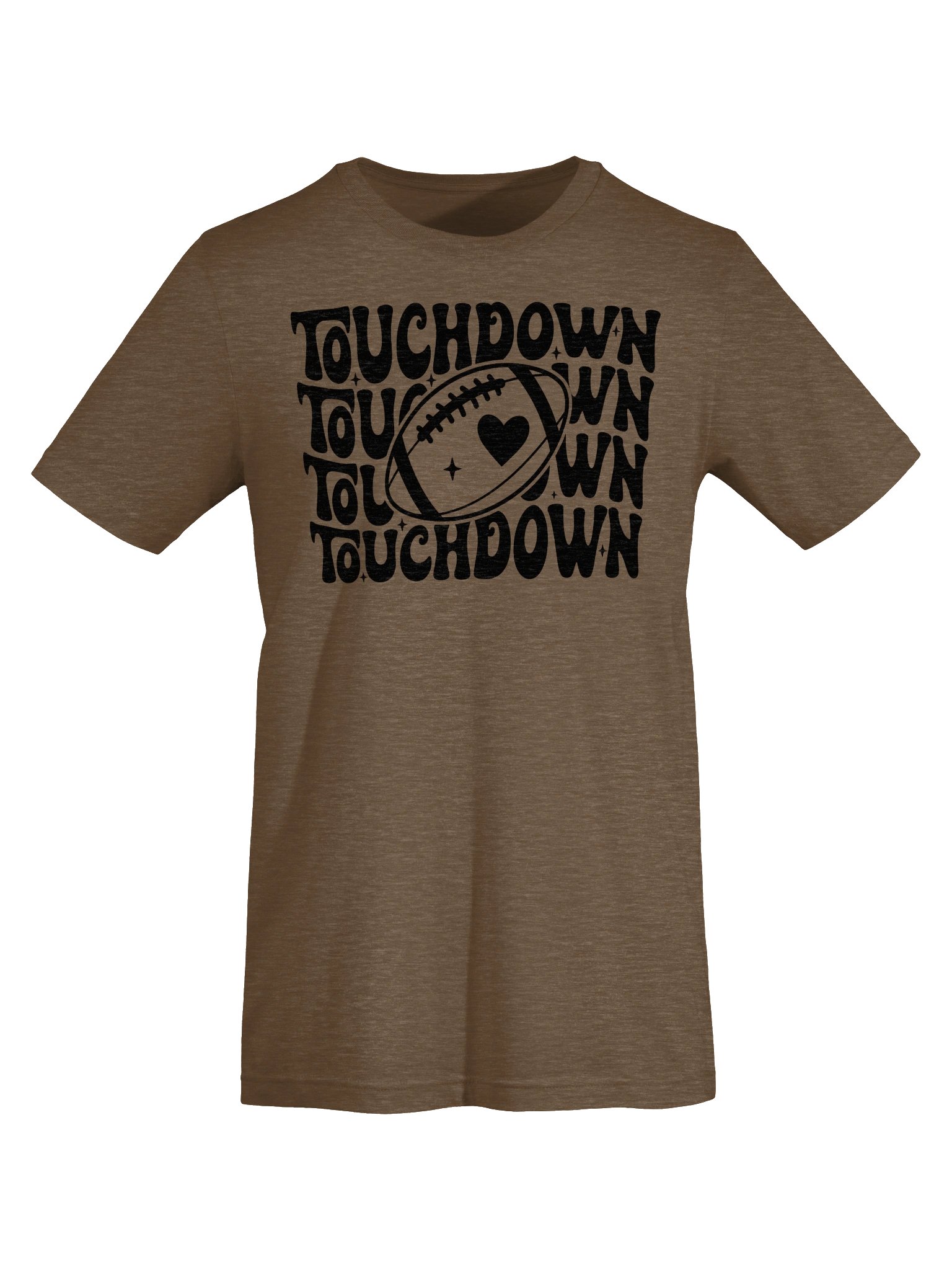 Touchdown Football T-Shirt | Retro Game Day Football Tee 🖤 product image (7)
