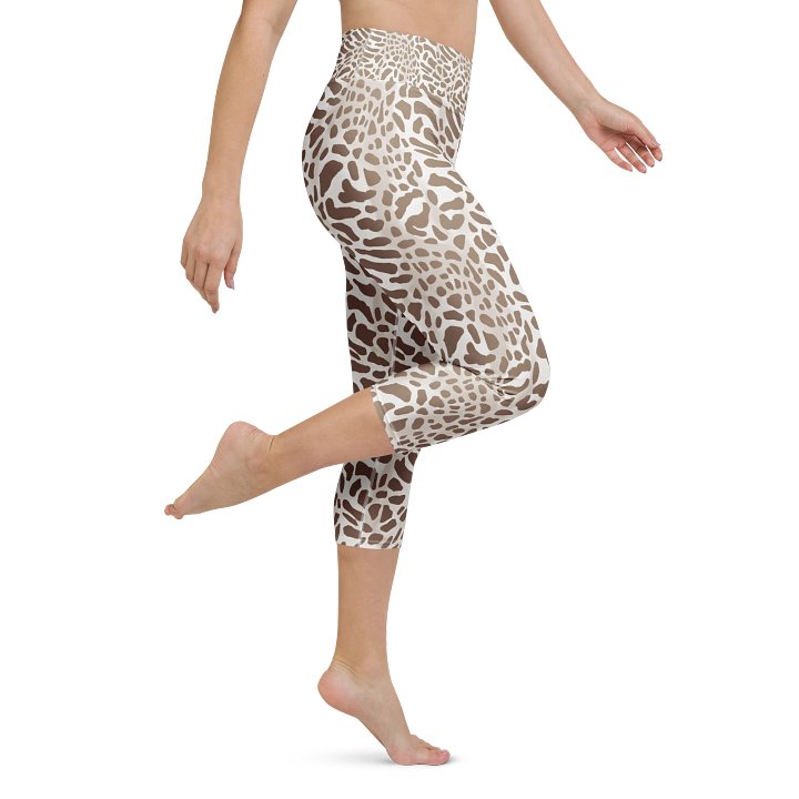Cappuccino Giraffe Capri Leggings product image (1)