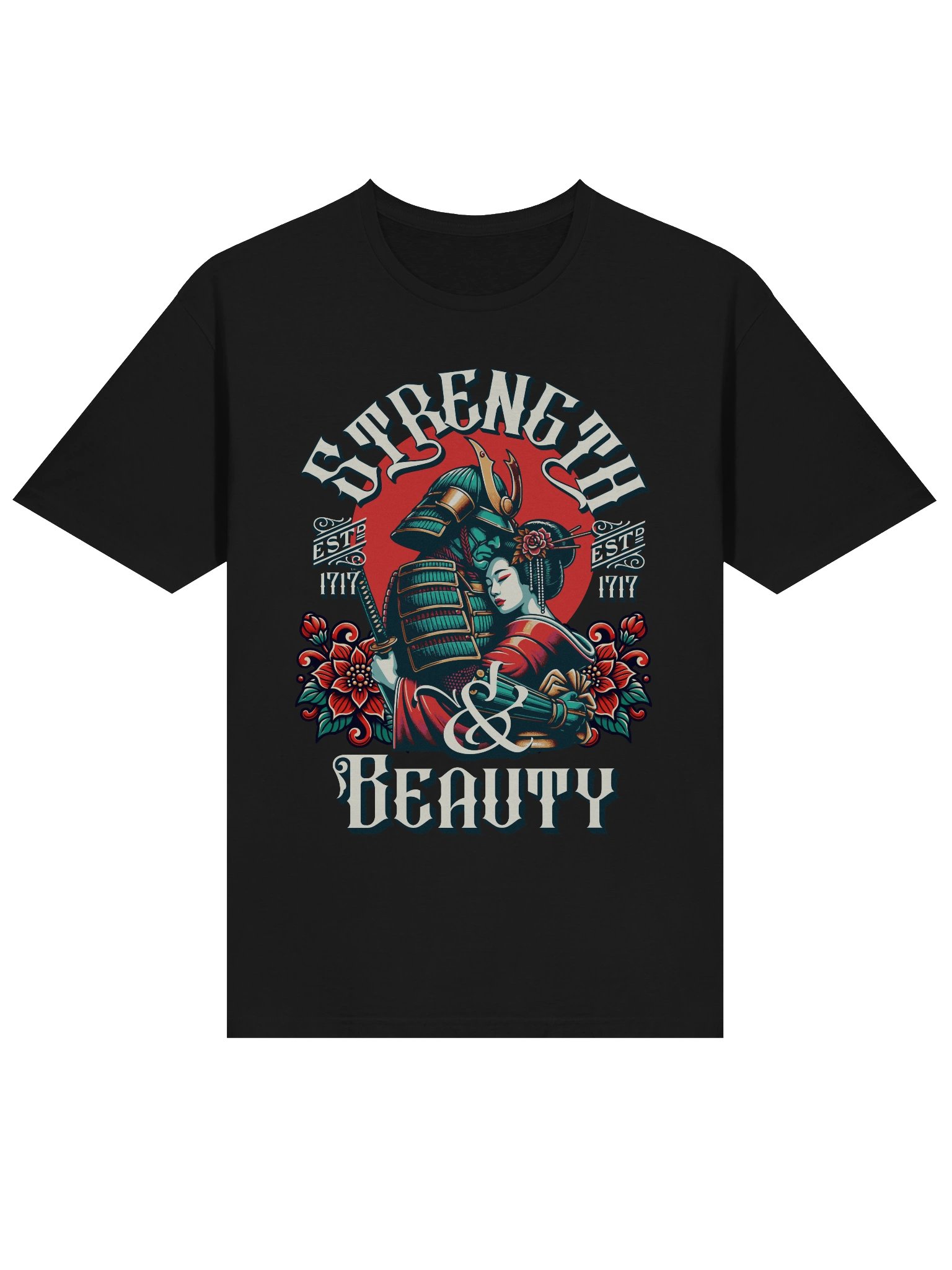 Strength & Beauty Samurai Geisha T-Shirt - Gildan Softstyle product image (2)