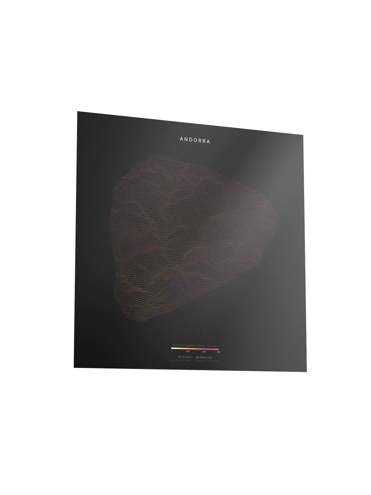 Ridgeline Poster - Andorra product image (3)