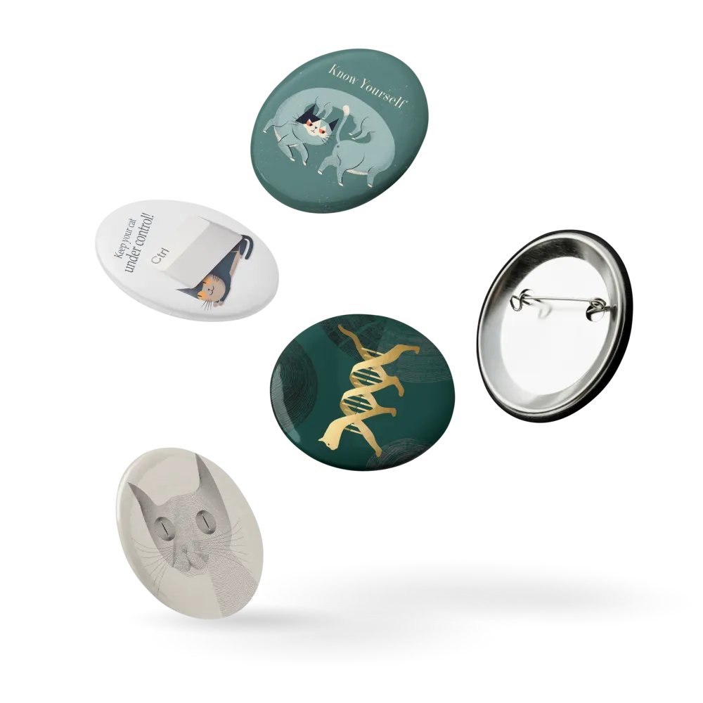 Pin Buttons Collection 4 (5 pcs) product image (5)