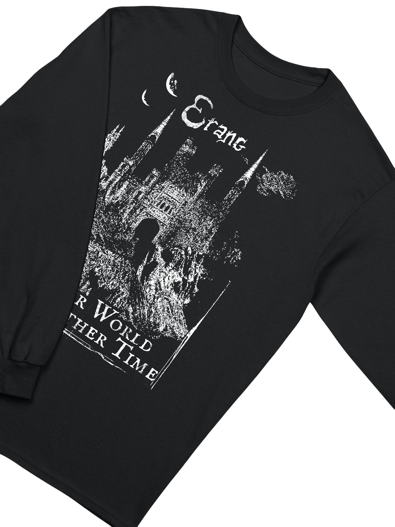 Another World Another Time - Long Sleeve Shirt - Front only & 1 sleeve (Black) product image (3)