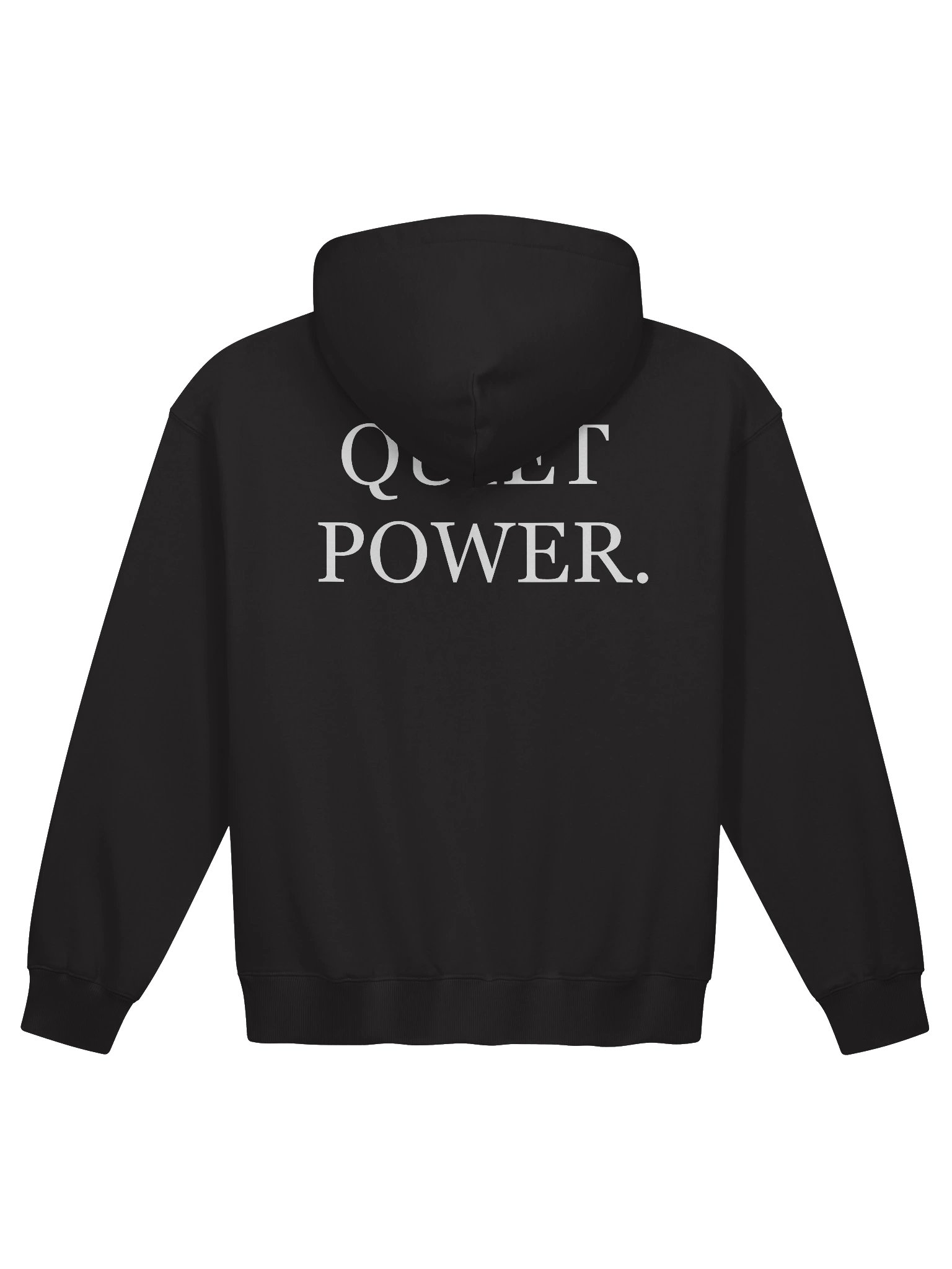 Quiet Power Hoodie — Black product image (3)