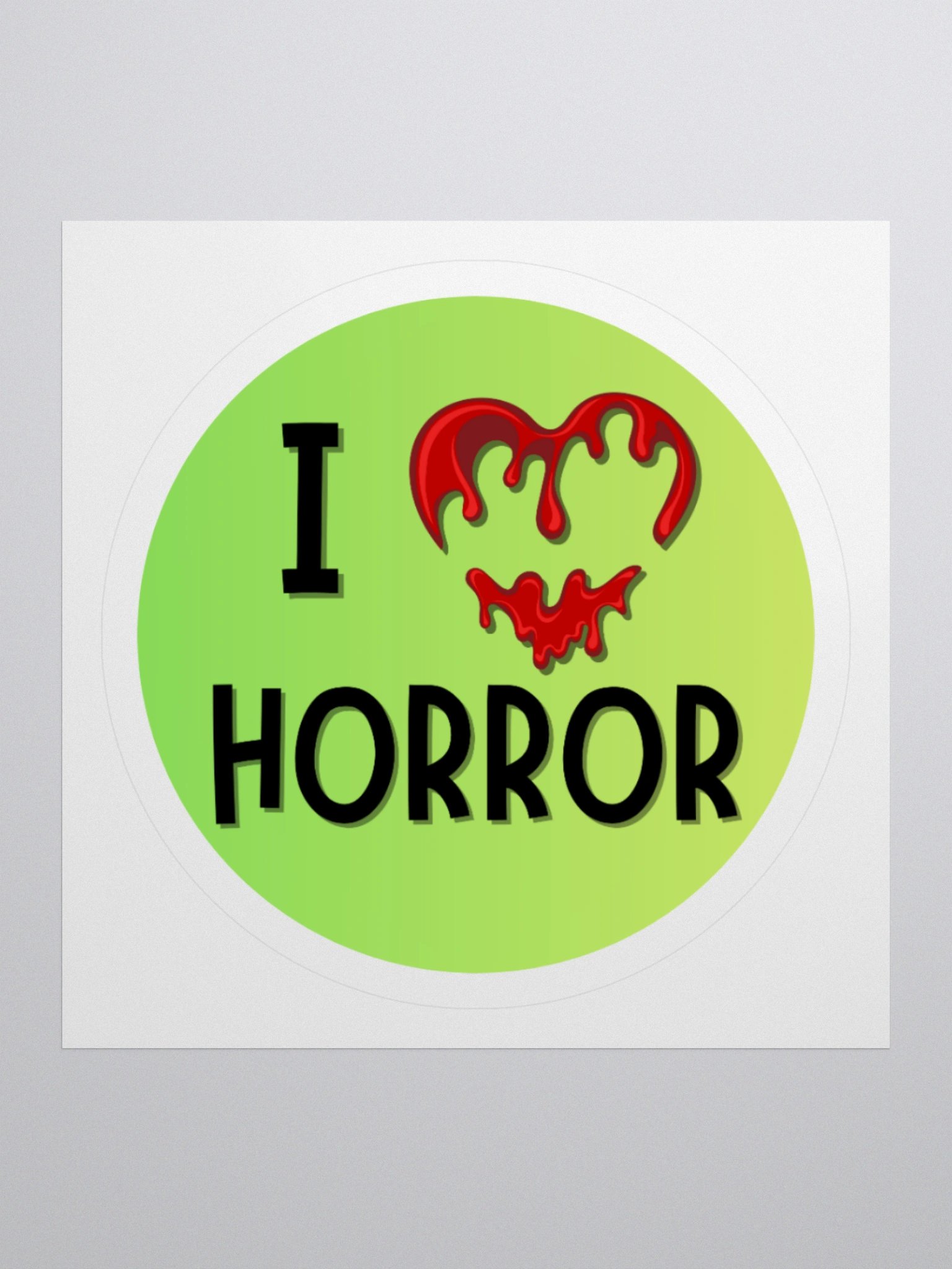 I Heart Horror Sticker product image (1)