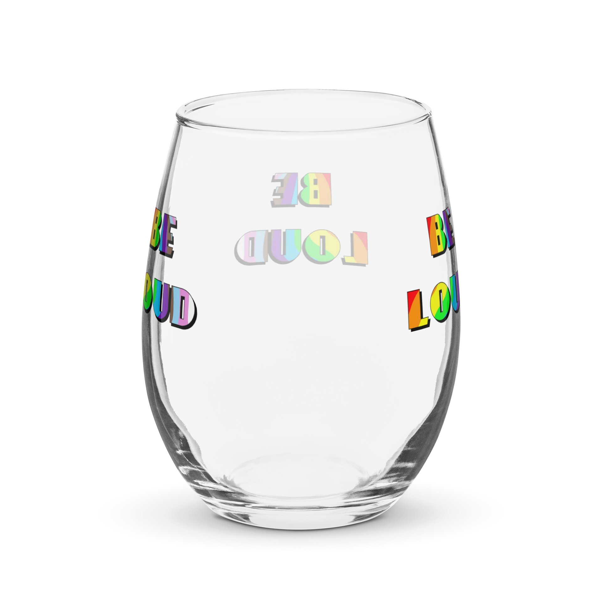 Be Loud Wine Glass product image (2)