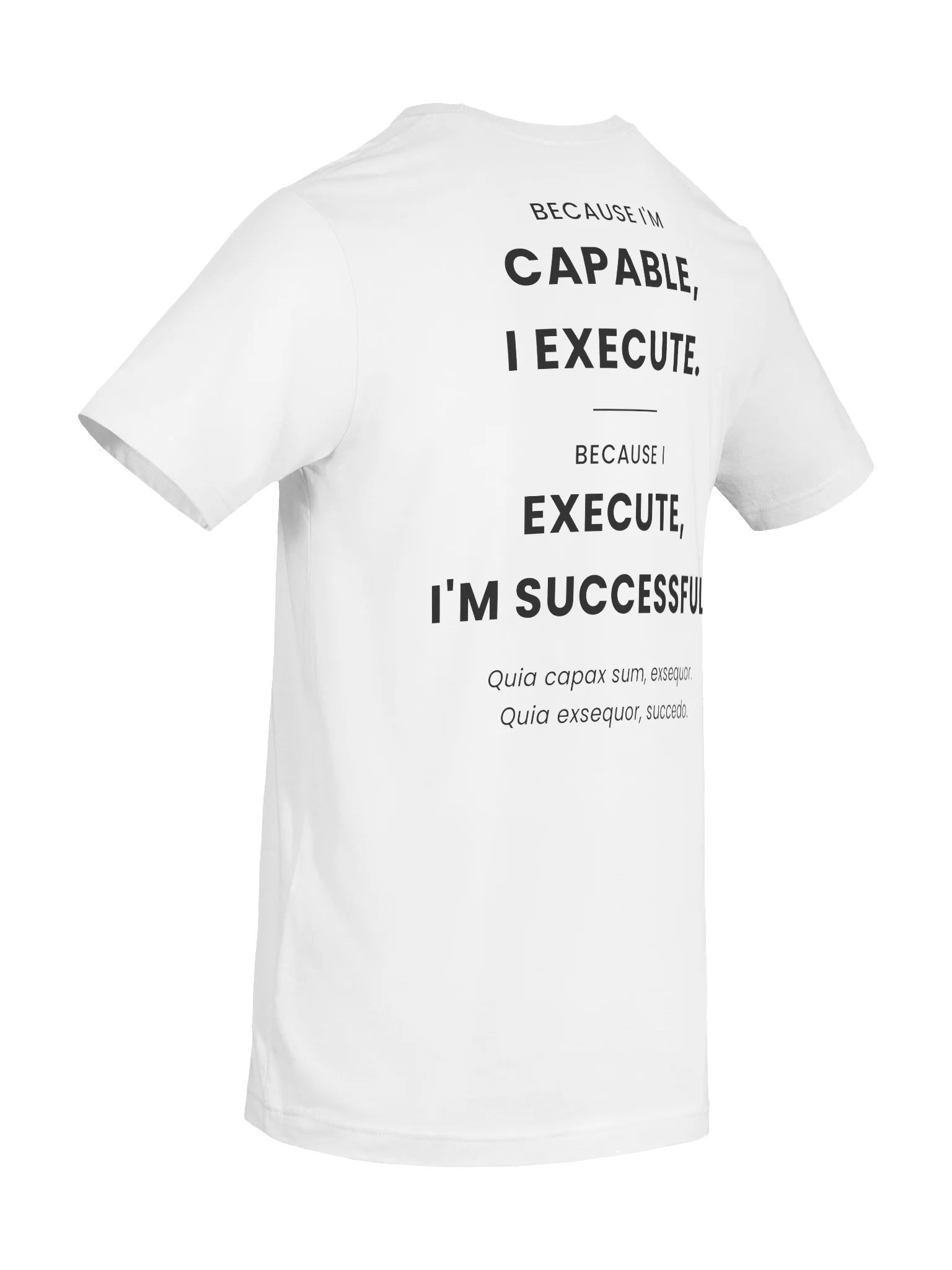 White-Capable. Execute. Succeed. — Creed Performance Tee product image (8)