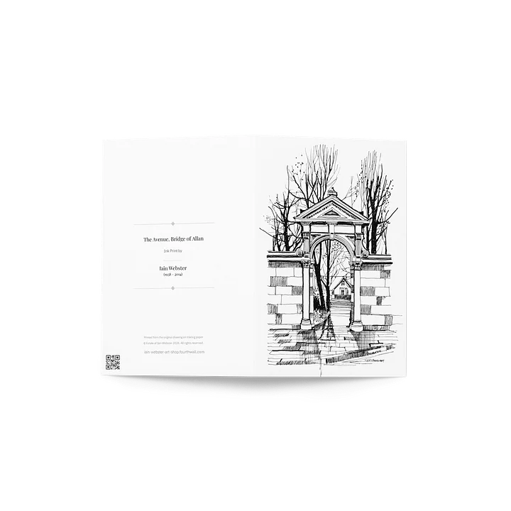 The Avenue, Bridge of Allan - Greeting Card product image (2)