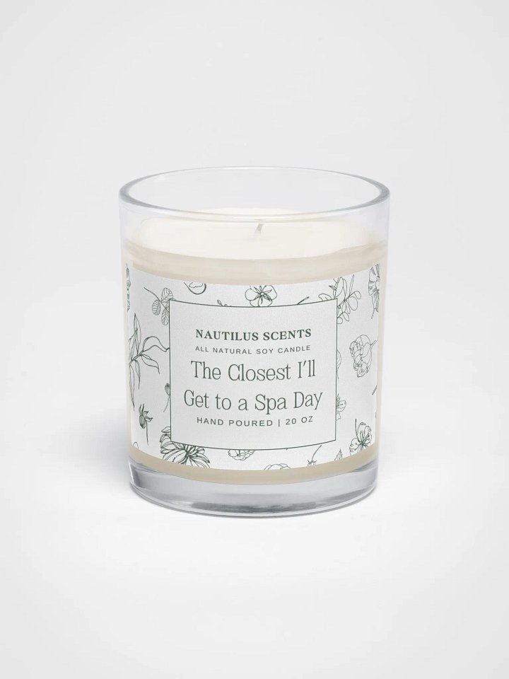 Spa Day in a Jar Soy Wax Candle product image (1)