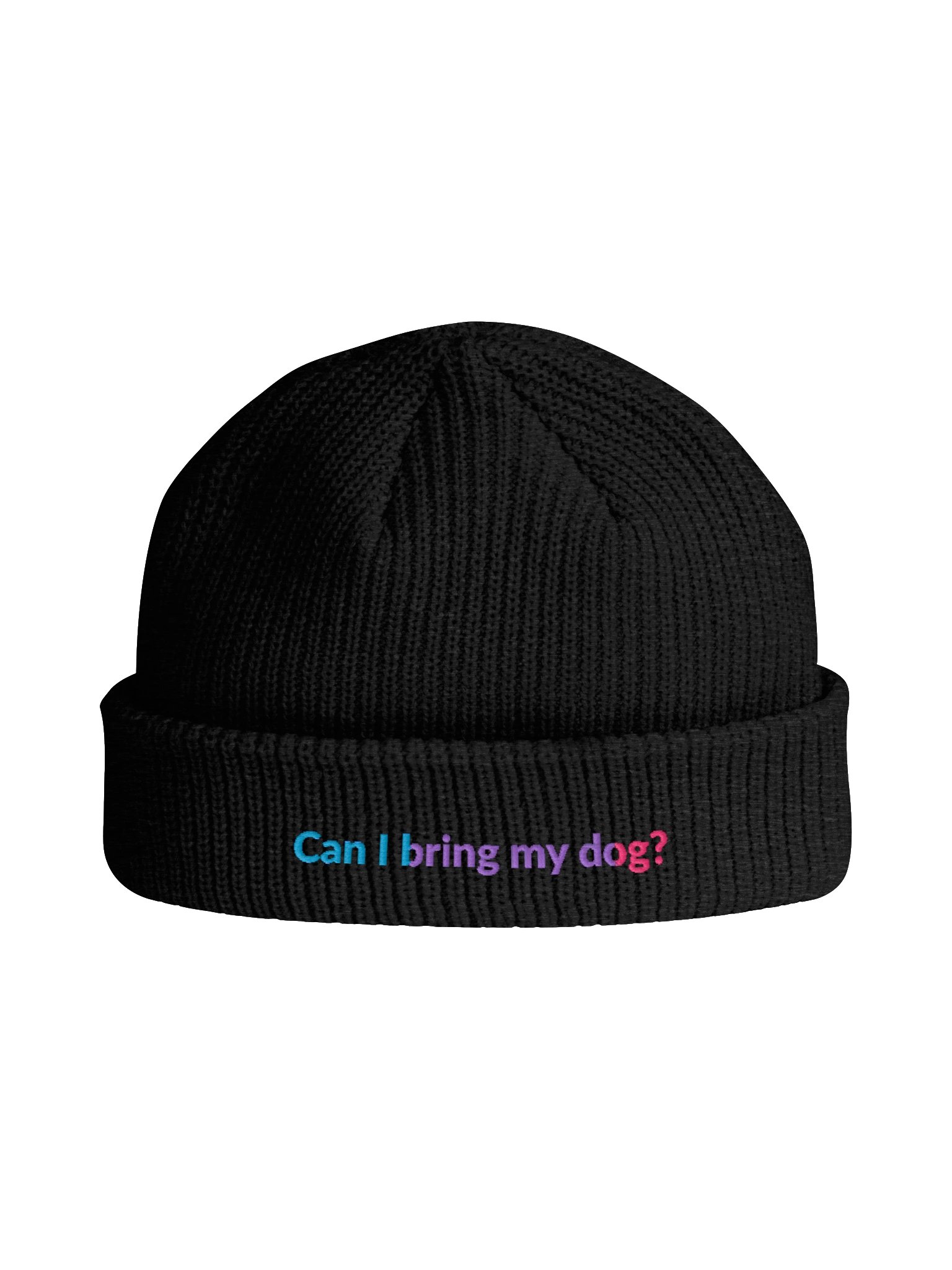 Can I Bring My Dog? Fisherman Beanie product image (1)