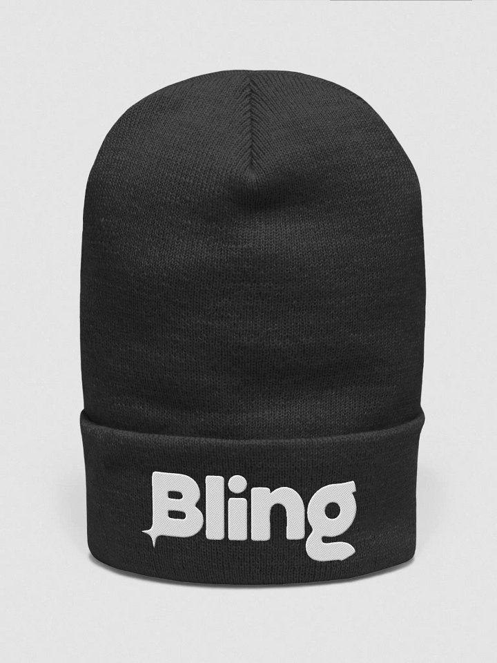 Bling word Yupoong Beanie product image (4)