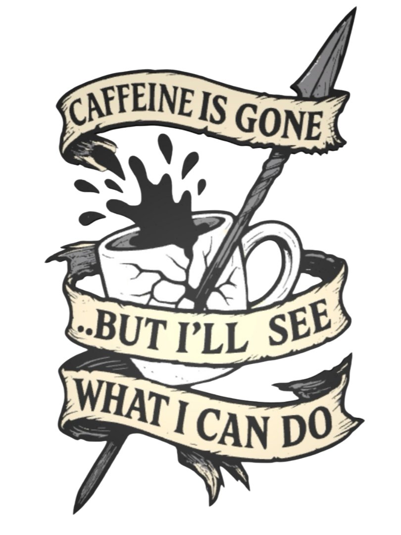 Caffeine is gone Mug... White product image (7)