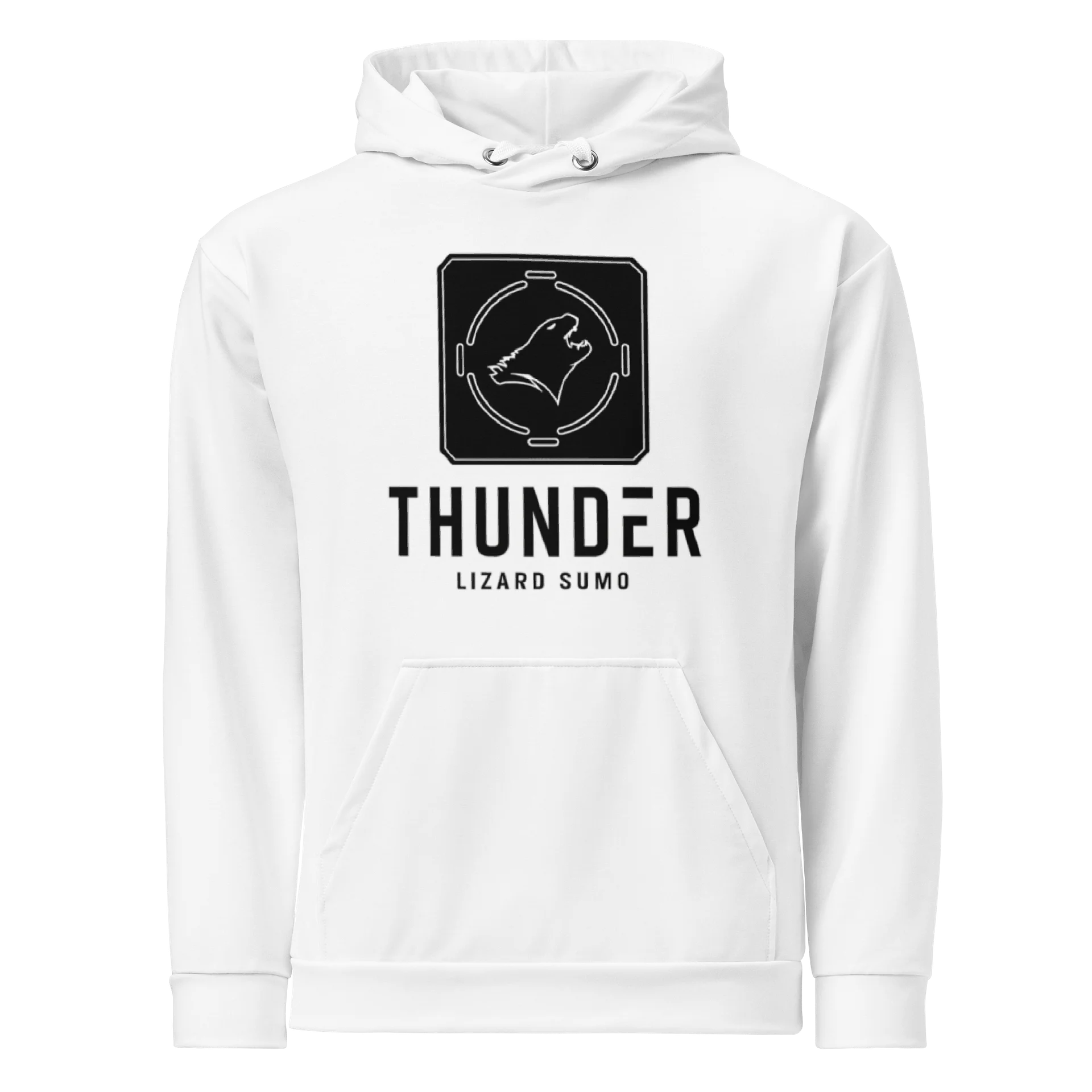 Thunder Logo Hoodie White product image (1)