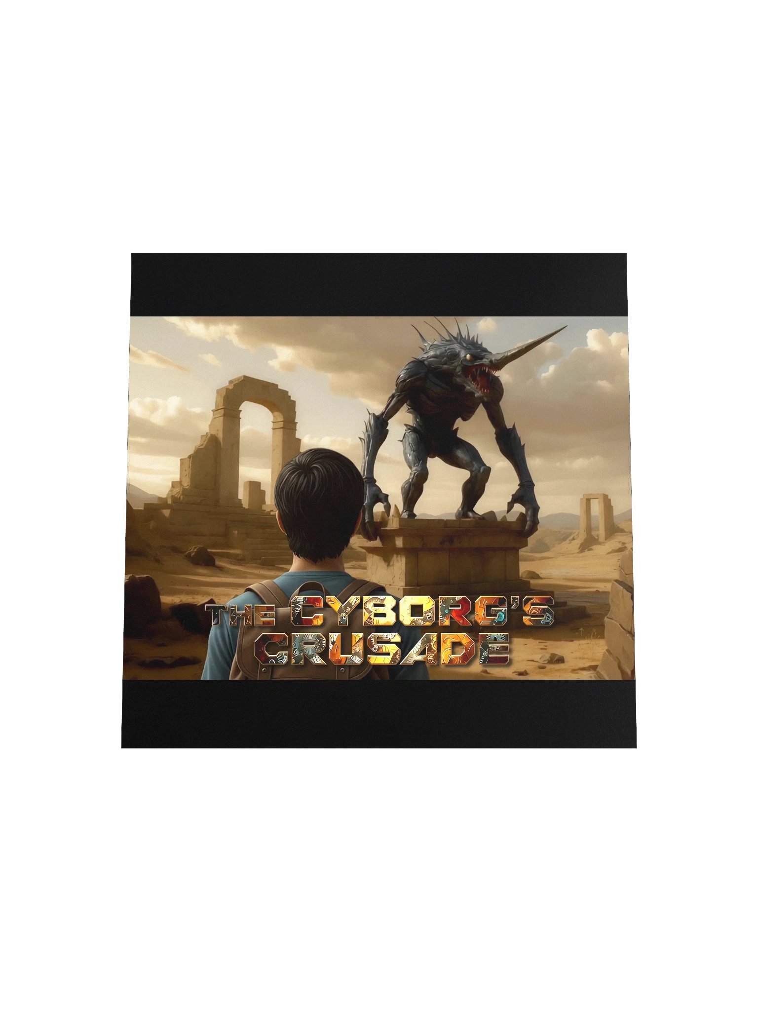 A Poster Featuring James Hunter Arriving at the Mysterious Statue product image (4)