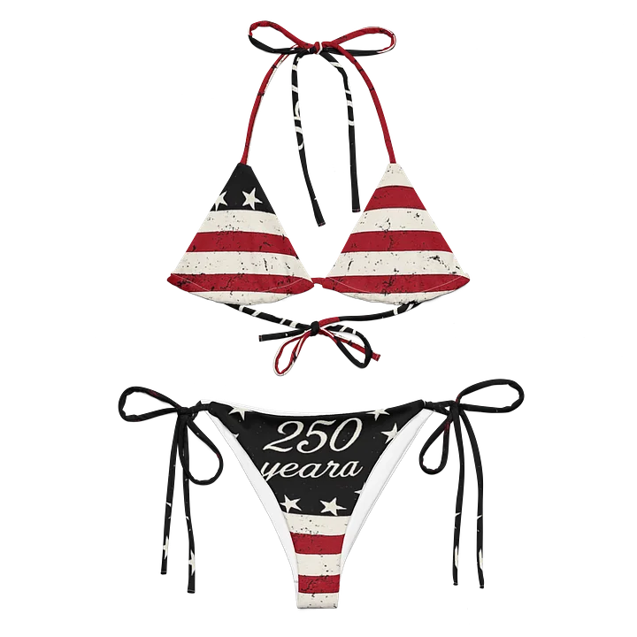 Limited Edition 1776–2026 anniversary Flag String Bikini product image (1)