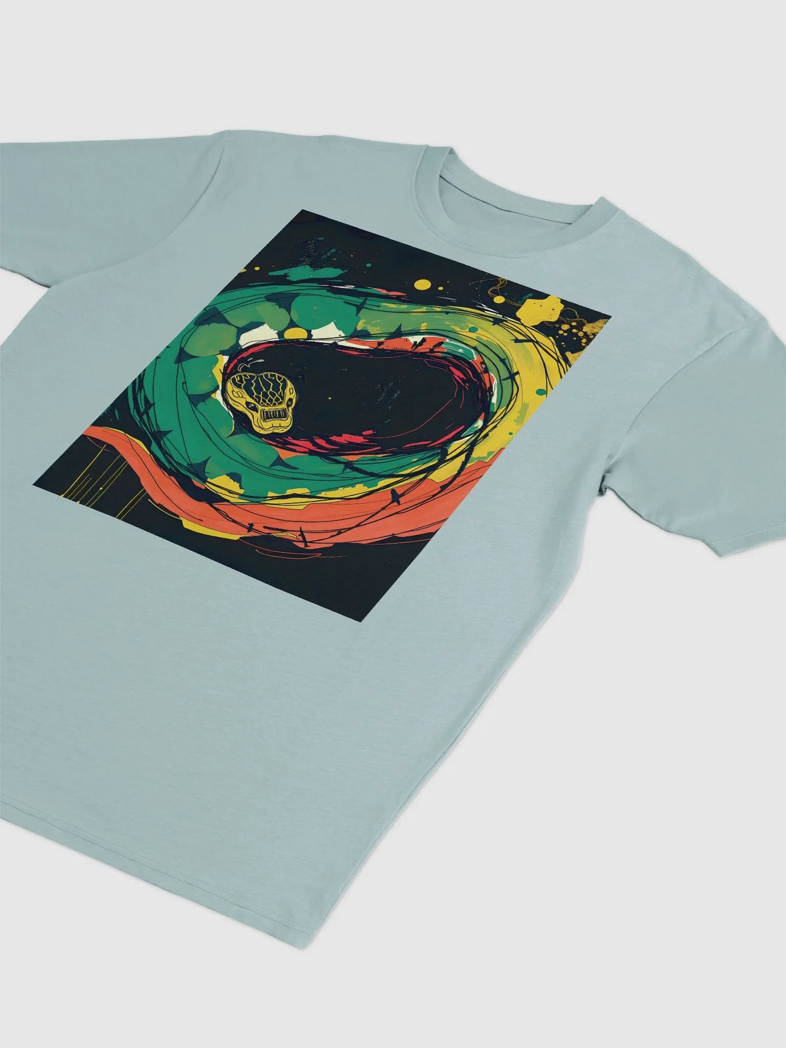 image on both sides, beautiful python Premium Heavyweight Tee product image (3)