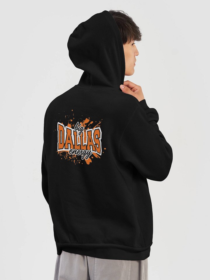 Big Dallas Energy Splash Bella + Canvas Hoodie - Logo on Back product image (13)