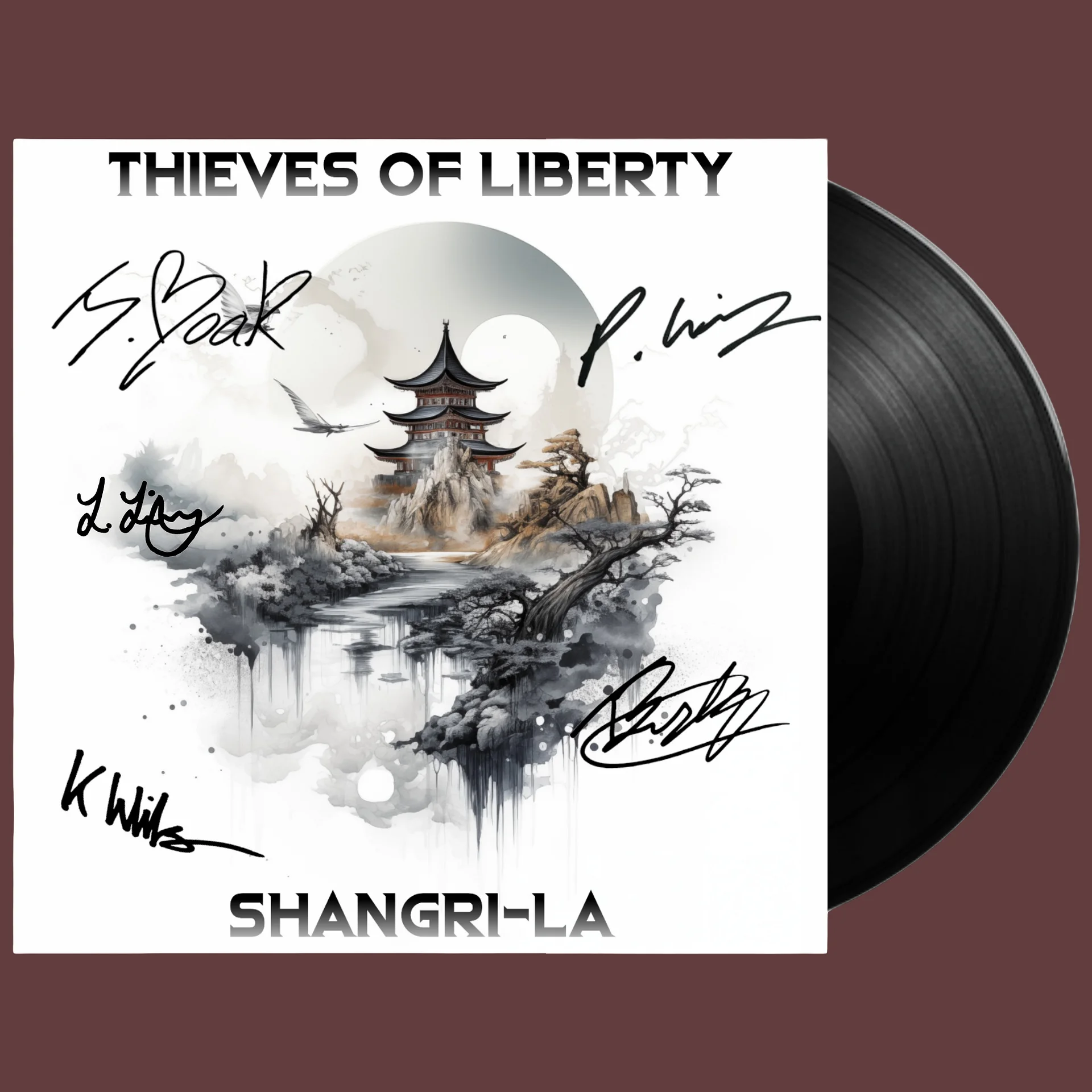 Shangri-La Vinyl (Signed Black) product image (1)