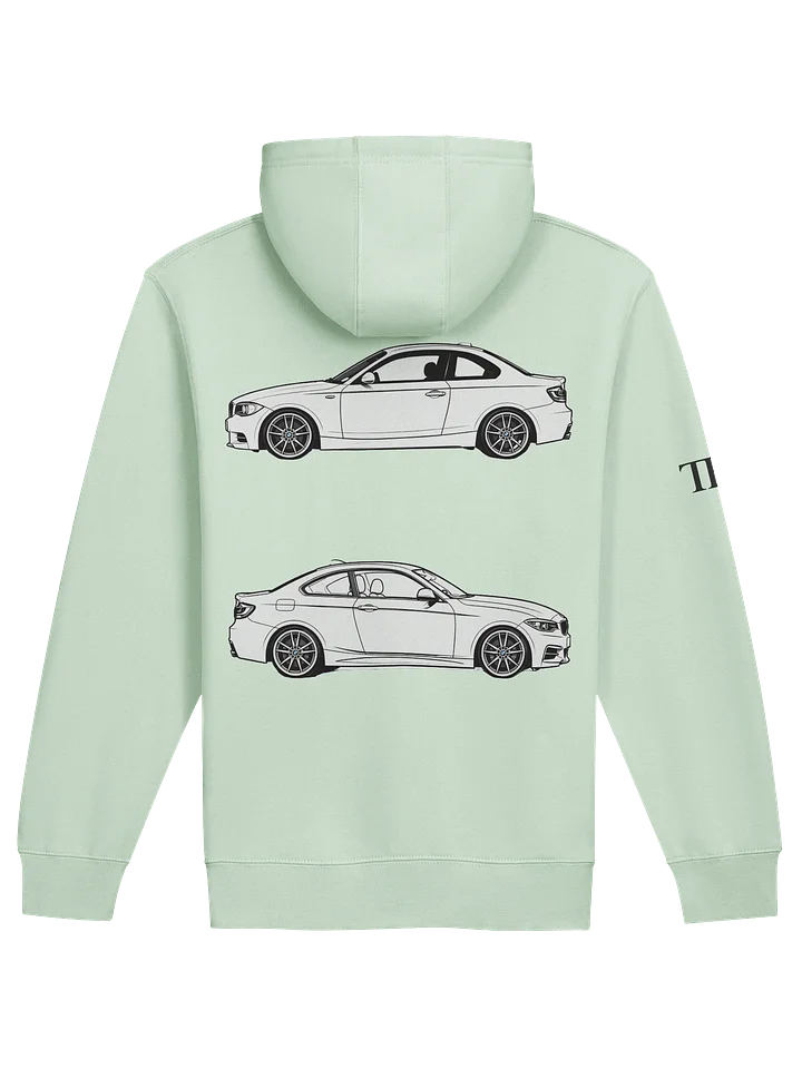 B&B Logo Zip Up Hoodie (with cars LTD EDTN) product image (2)