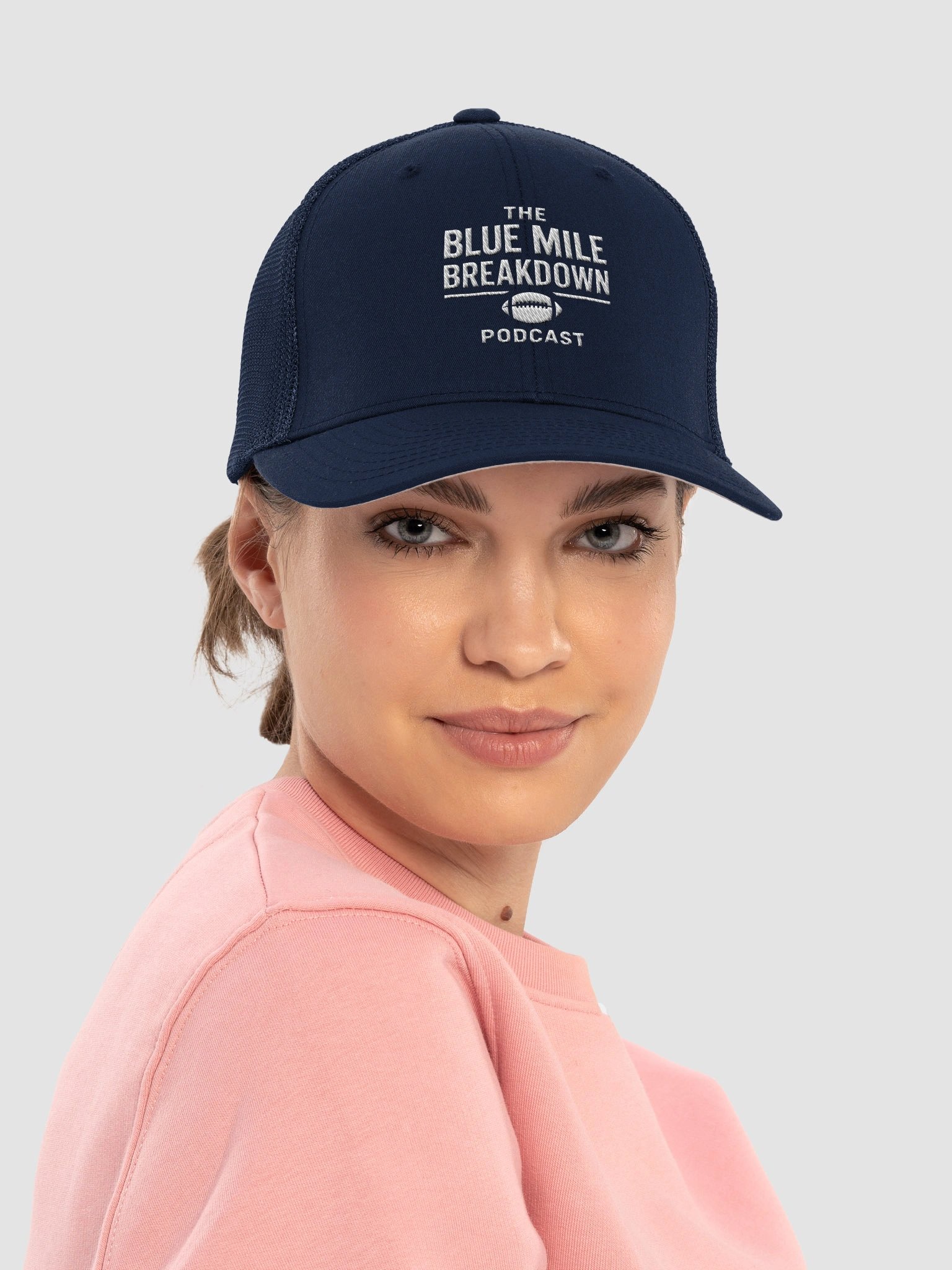 The Blue Mile Breakdown Flexfit trucker Hat product image (6)