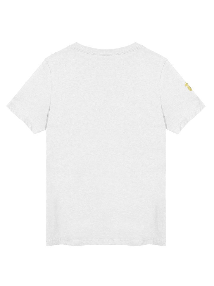 V-Neck Lucky Pineapple® Minimalist Sleeve Solid Color Women's T-Shirt (Colors, Black, & White) product image (2)