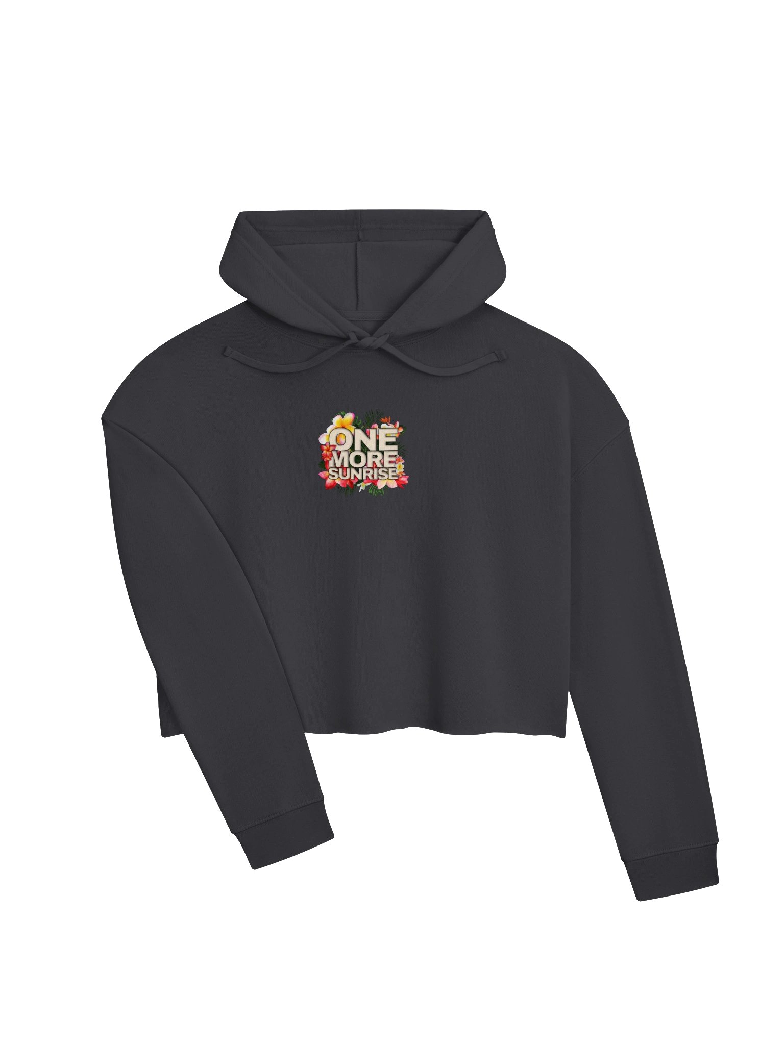Floral Cropped Lightweight Hoodie product image (3)