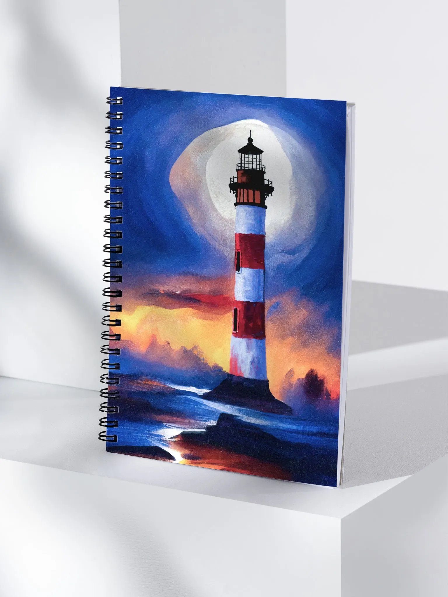Old Sentinel - Morris Island Lighthouse Spiral Notebook product image (4)
