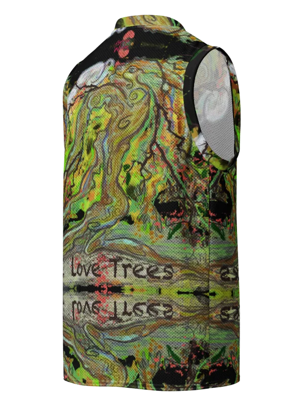 ArtyWear Maximalist Sleeveless Unisex Jersey 'Trees' product image (4)