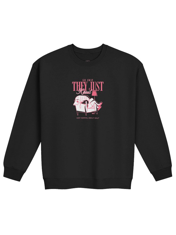 go away, they just kissed audiobook sweatshirt product image (1)