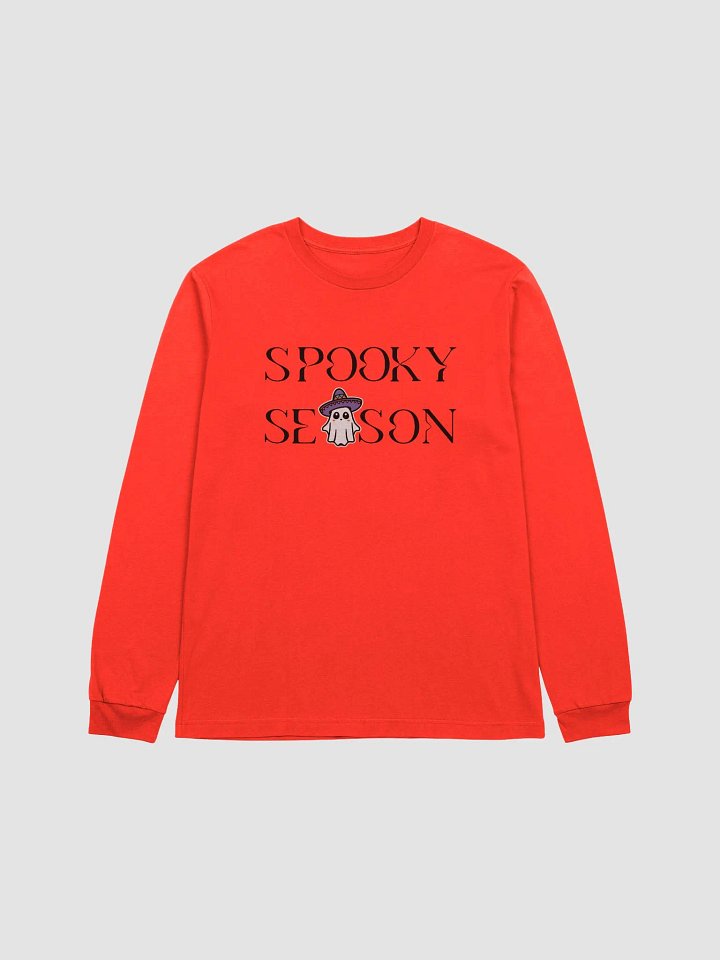 Spooky Season Sombrero Ghost Supersoft Long Sleeve Slimmer Fit Shirt product image (1)
